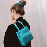 Vintage Satin Women's Small Shoulder Bag