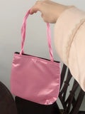 Vintage Satin Women's Small Shoulder Bag