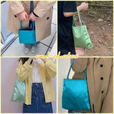 Vintage Satin Women's Small Shoulder Bag