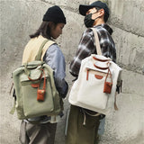 Canvas Women Backpack Schoolbag Teenager Girl Bag Mochilas