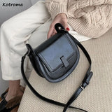 Shoulder Bag Women PU Leather Hasp Patchwork Street All-match