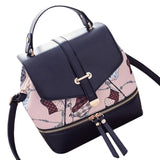 Casual Cross-slung Shoulder Handbag Backpack Women