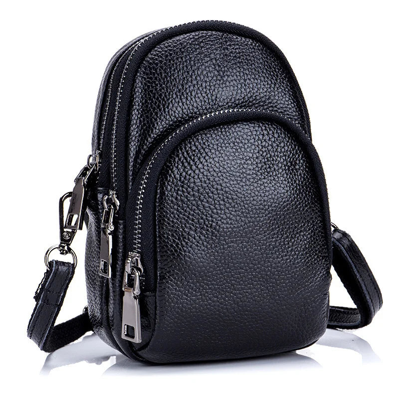 Mini Cow Leather Crossbody Bag for Women