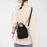 Women's Nylon Shoulder Bag Mini Purse Mommy Travel Tote Shopping Handbags