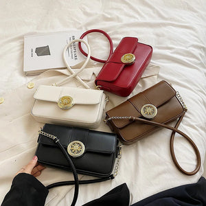Small Leather Shoulder Bag for Women Crossbody Bag