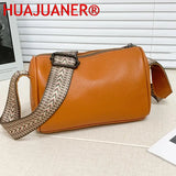 Soft Leather Shoulder Bag Solid Cow Leather Handbag Crossbody Bag