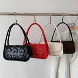 Heart Shape Printing Women's Bag Tote Bag PU Leather Purse