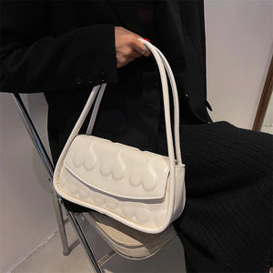 Heart Shape Printing Women's Bag Tote Bag PU Leather Purse