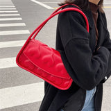 Heart Shape Printing Women's Bag Tote Bag PU Leather Purse