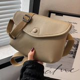 Soft Leather Anti Theft Chest Bag Crossbody Bag