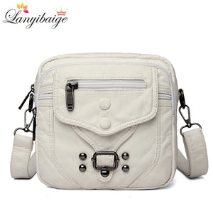 Soft Leather Crossbody Bags for Women Handbags Small Shoulder Messenger Bags