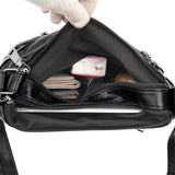 Soft Leather Handbag Purse Women Bag Multi-pocket Crossbody Shoulder Bag