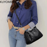 Soft Leather Women Handbags Shoulder Crossbody Bags Casual Tote