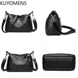 Soft Leather Women Handbags Shoulder Crossbody Bags Casual Tote
