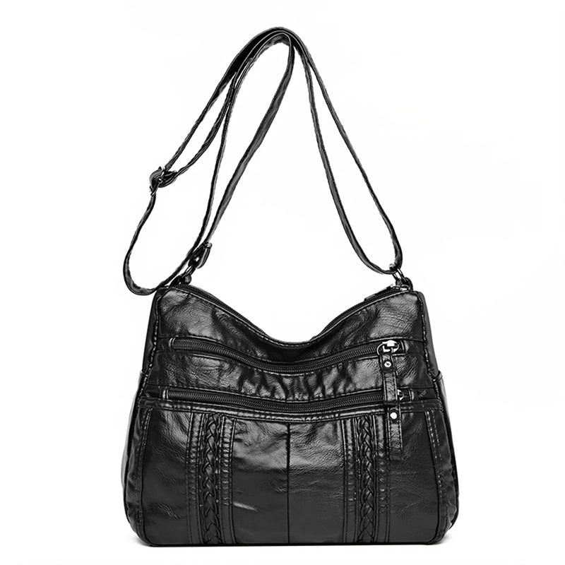 Women's Soft Leather Crossbody Bag