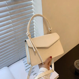 Soft Leather Shoulder Bags For Women Summer Solid Female Handbags