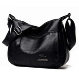 Women's Soft Leather Shoulder Bag Large Crossbody Handbag