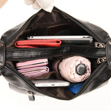 Women's Soft Leather Shoulder Bag Large Crossbody Handbag