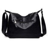 Women's Soft Leather Shoulder Bag Large Crossbody Handbag