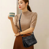 Trendy Soft Leather Shoulder Bag for Women