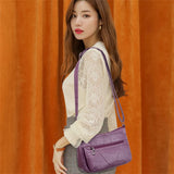 Trendy Soft Leather Shoulder Bag for Women