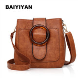 Soft PU Leather Shoulder Bag Crossbody Bag Ladies Saddle Bag
