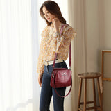 Women's Shoulder Crossbody Bag Soft PU Leather