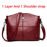Women's Shoulder Crossbody Bag Soft PU Leather