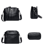 Women's Shoulder Crossbody Bag Soft PU Leather