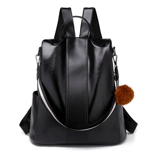 Soft Pu Leather Casual Back Pack for Teenage Girls