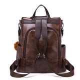 Soft Pu Leather Casual Back Pack for Teenage Girls