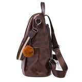 Soft Pu Leather Casual Back Pack for Teenage Girls