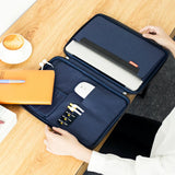 High Capacity Waterproof Document Bag Business Briefcase