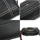 Women's High Solid Leather Shoulder Crossbody Bags