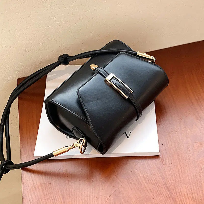 High Solid PU Leather Women Crossbody Bags Female Shoulder Square Bag