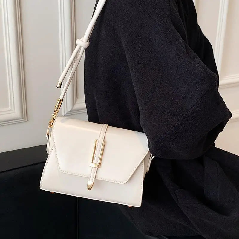 High Solid PU Leather Women Crossbody Bags Female Shoulder Square Bag