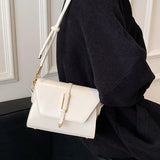 High Solid PU Leather Women Crossbody Bags Female Shoulder Square Bag