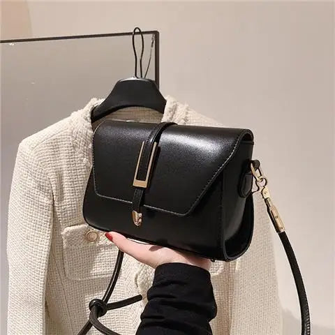 High Solid PU Leather Women Crossbody Bags Female Shoulder Square Bag