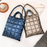 High Space Cotton Ladies Handbags Winter Shoulder Crossbody Bags