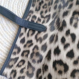 High Spain MANGO Women's Handbag Leopard Print Shopping Bag