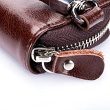 Split Leather KeyChain Unisex Key Bag Car Key Holder Multifunction Organizer