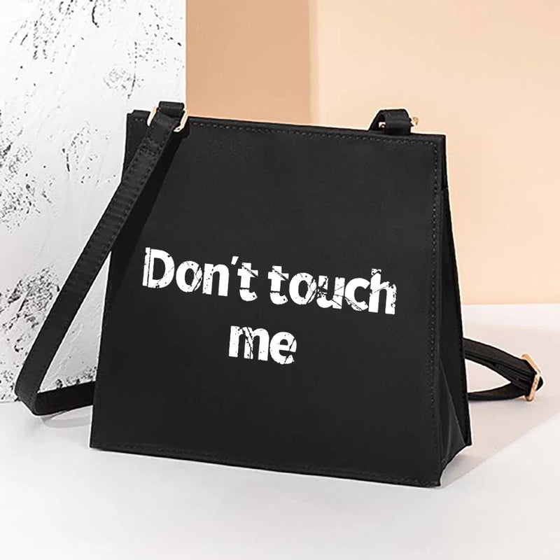 High Square Bags Alphabet Crossbody Bag for Women Unique Tote Bag