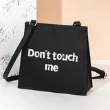 High Square Bags Alphabet Crossbody Bag for Women Unique Tote Bag