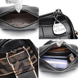 High Stone Pattern Cow Leather Shoulder Crossbody Bags For Women