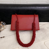 Summer Braided Rope Shoulder Strap Crossbody Bag