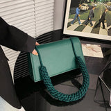 Summer Braided Rope Shoulder Strap Crossbody Bag