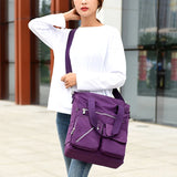 High Top-Handle Messenger Bag Women Nylon Shoulder Beach Crossbody Bag