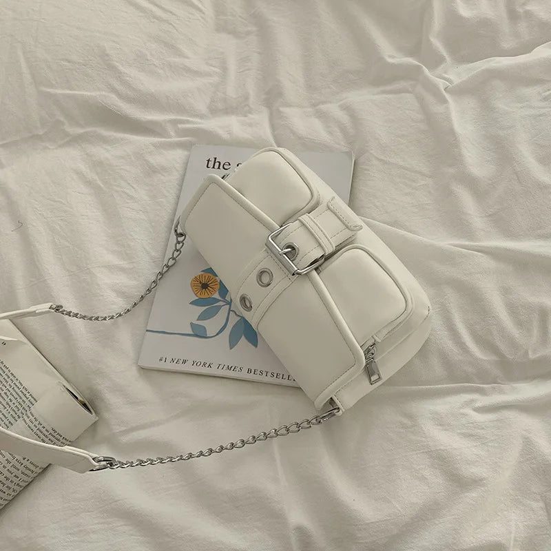 Small Square Shoulder Bag Retro Chain All-match Summer Bag