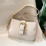 Stone Pattern PU Shoulder Bag for Women