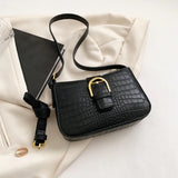 Stone Pattern PU Shoulder Bag for Women